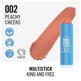 Rimmel London - Kind & Free Tinted Multi Stick - Peachy Cheeks 002